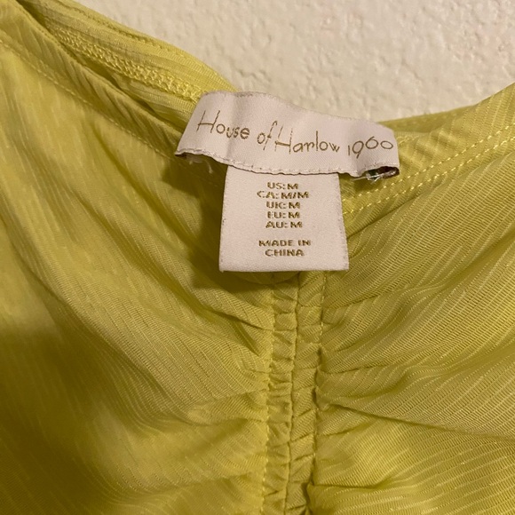 House of Harlow 1960 2 piece maxi set in yellow green - Picture 7 of 7